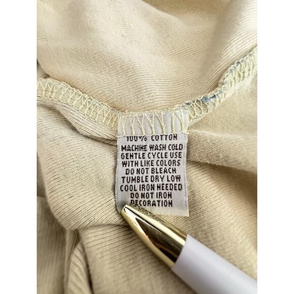 Vintage Y2K Vanilla Sugar Size Medium Jeweled French Floral Whimsy Blouse - Picture 9 of 9